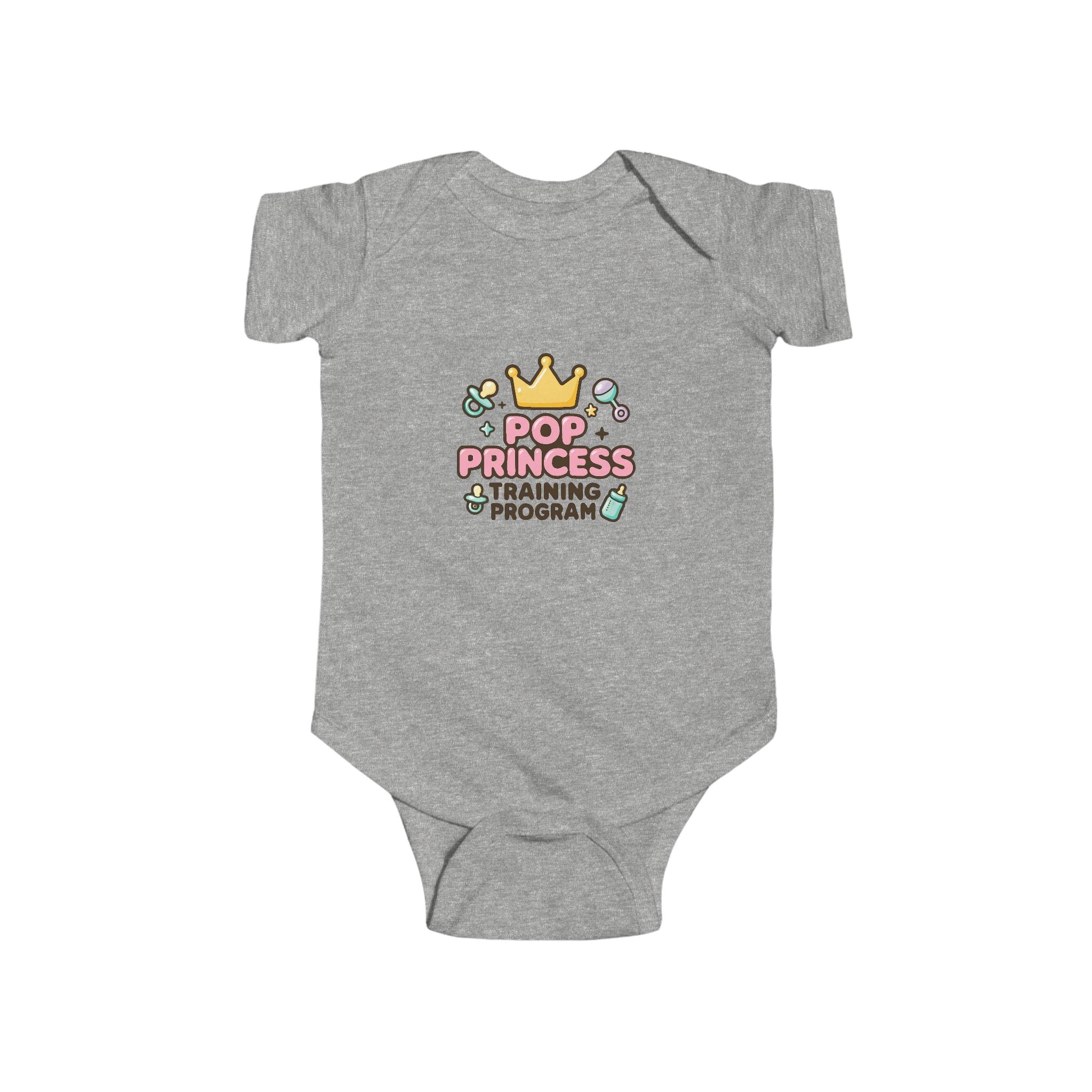 Pop Princess in Training Baby Onesie | Funny 2000s Nostalgia Infant Bodysuit | Millennial Mom Gift