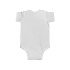 Dad Fell in Love at the Rock Show Baby Onesie | Emo Pop Punk Infant Bodysuit | Millennial Parent Gift