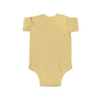 Dad Fell in Love at the Rock Show Baby Onesie | Emo Pop Punk Infant Bodysuit | Millennial Parent Gift