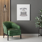 So Long and Good Night Nursery Canvas, Pop Punk Baby Nursery Decor, Cute Crib Wall Art, Millennial Nursery Art, Baby Room Decor
