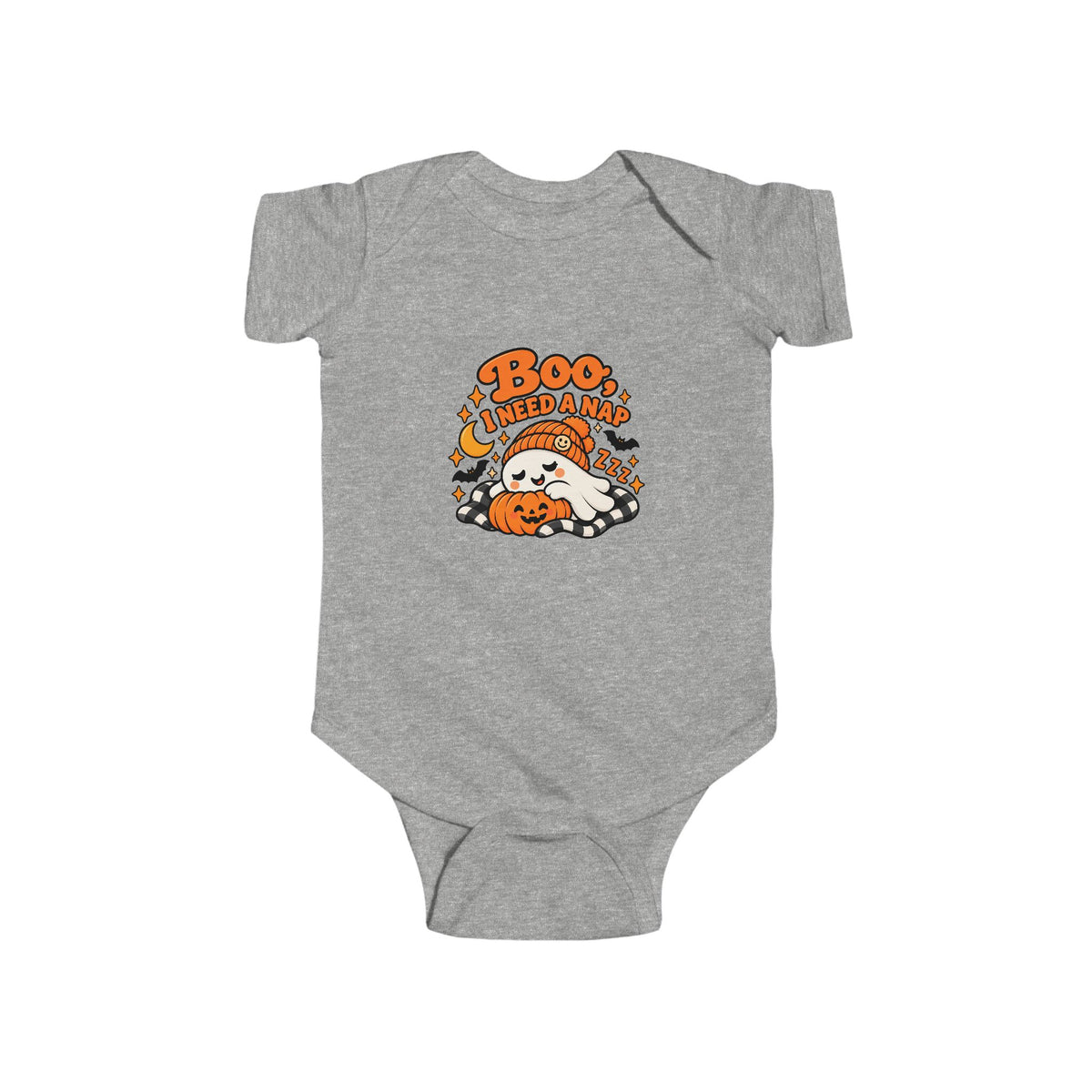 Too Cute to Spook Ghost Bodysuit | Retro Halloween Baby Onesie