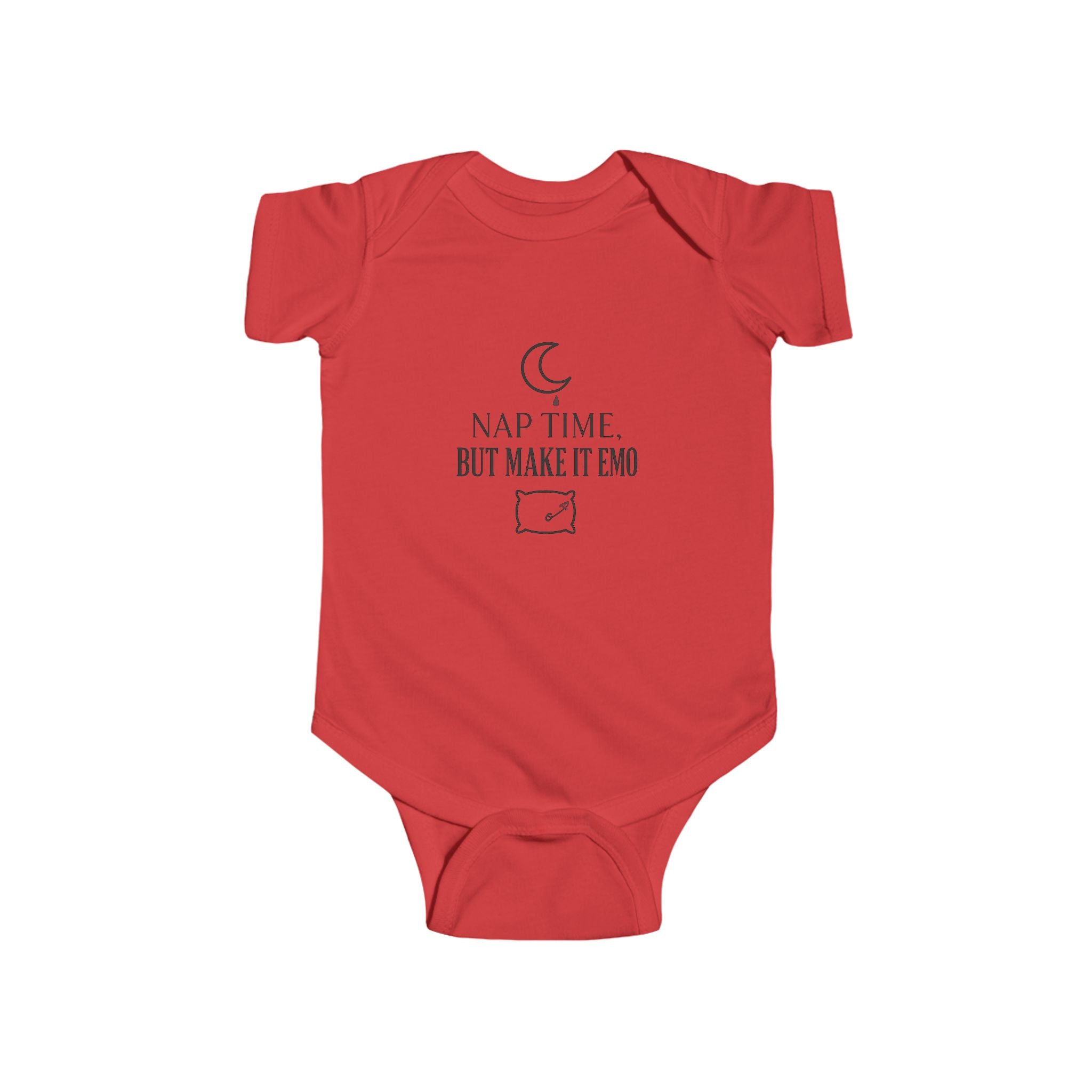 Nap Time but Make It Emo Baby Onesie | Funny Scene Kid Infant Bodysuit | Millennial Parent Gift