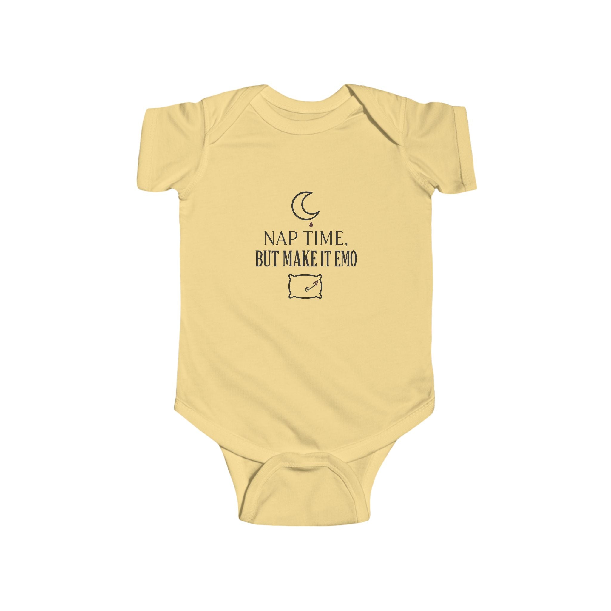 Nap Time but Make It Emo Baby Onesie | Funny Scene Kid Infant Bodysuit | Millennial Parent Gift