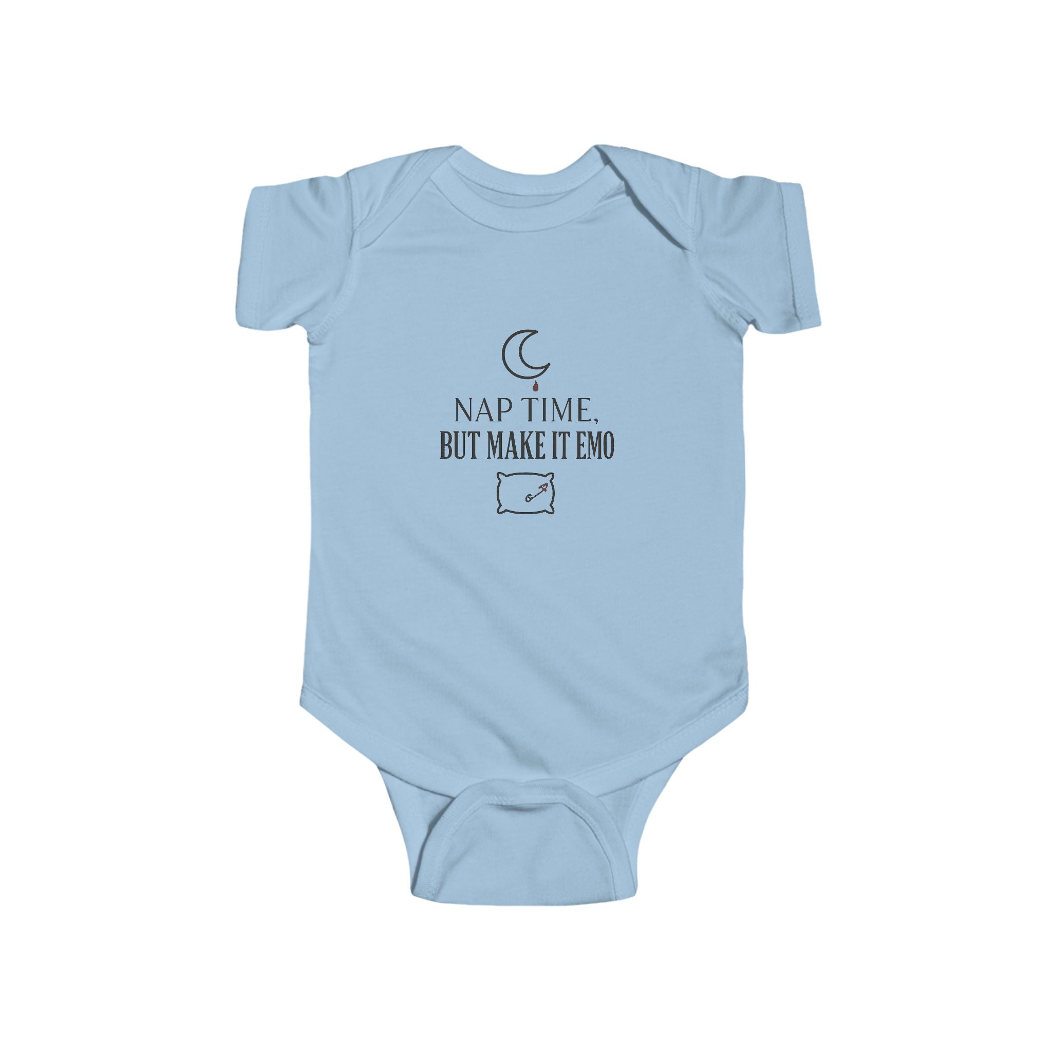 Nap Time but Make It Emo Baby Onesie | Funny Scene Kid Infant Bodysuit | Millennial Parent Gift