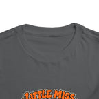 Little Miss Hocus Pocus Toddler Tee | Pumpkin Witch Halloween Kids Shirt