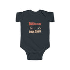 Dad Fell in Love at the Rock Show Baby Onesie | Emo Pop Punk Infant Bodysuit | Millennial Parent Gift