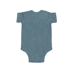 Dad Fell in Love at the Rock Show Baby Onesie | Emo Pop Punk Infant Bodysuit | Millennial Parent Gift