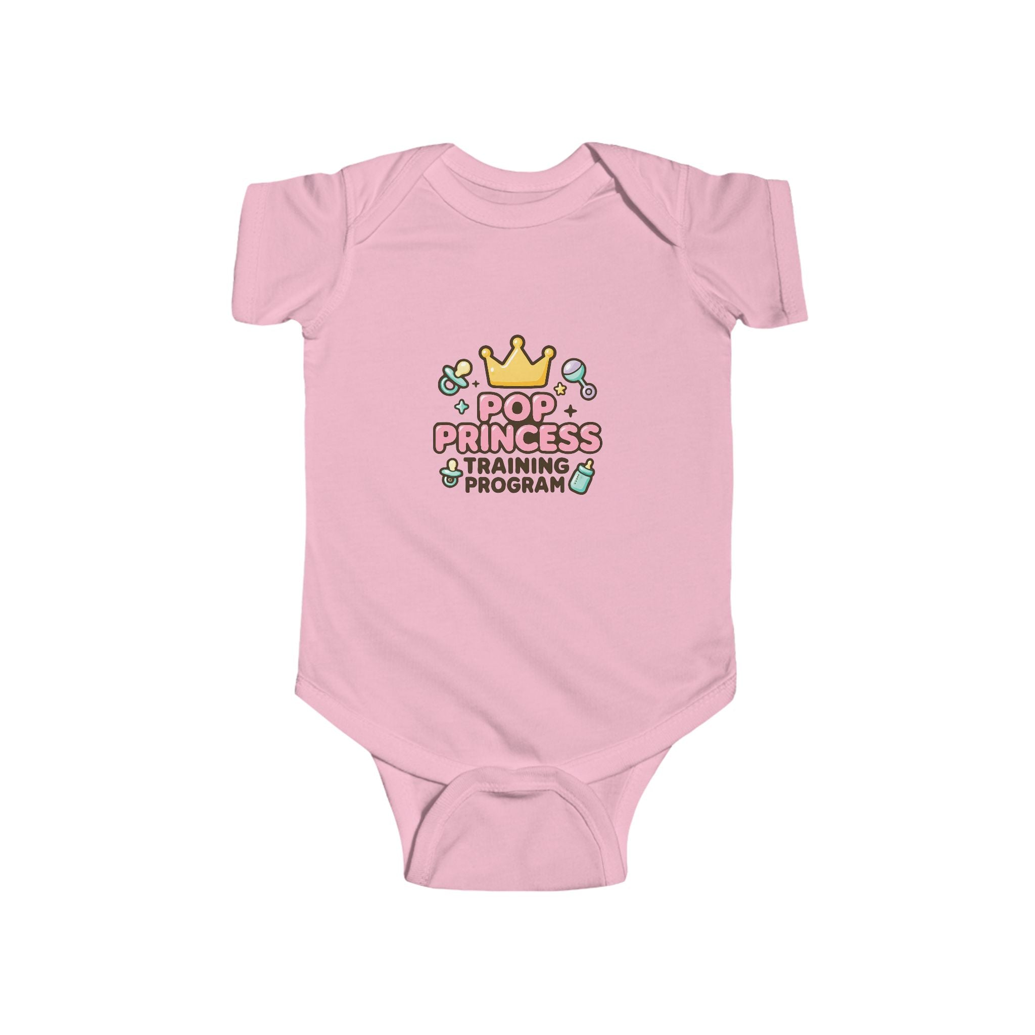 Pop Princess in Training Baby Onesie | Funny 2000s Nostalgia Infant Bodysuit | Millennial Mom Gift