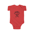 Lullabies and Leather Bracelets Baby Onesie | Emo Nostalgia Infant Bodysuit | Millennial Parent Gift