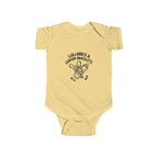 Lullabies and Leather Bracelets Baby Onesie | Emo Nostalgia Infant Bodysuit | Millennial Parent Gift