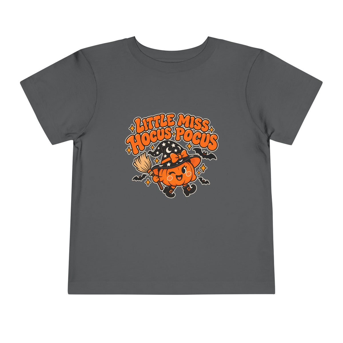 Little Miss Hocus Pocus Toddler Tee | Pumpkin Witch Halloween Kids Shirt