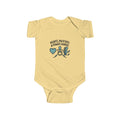 Pacifiers and Power Chords Baby Onesie | Pop Punk Baby Gift for Cool Millennial Parents