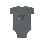 Pacifiers and Power Chords Baby Onesie | Pop Punk Baby Gift for Cool Millennial Parents