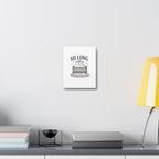 So Long and Good Night Nursery Canvas, Pop Punk Baby Nursery Decor, Cute Crib Wall Art, Millennial Nursery Art, Baby Room Decor