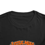 Little Miss Hocus Pocus Toddler Tee | Pumpkin Witch Halloween Kids Shirt