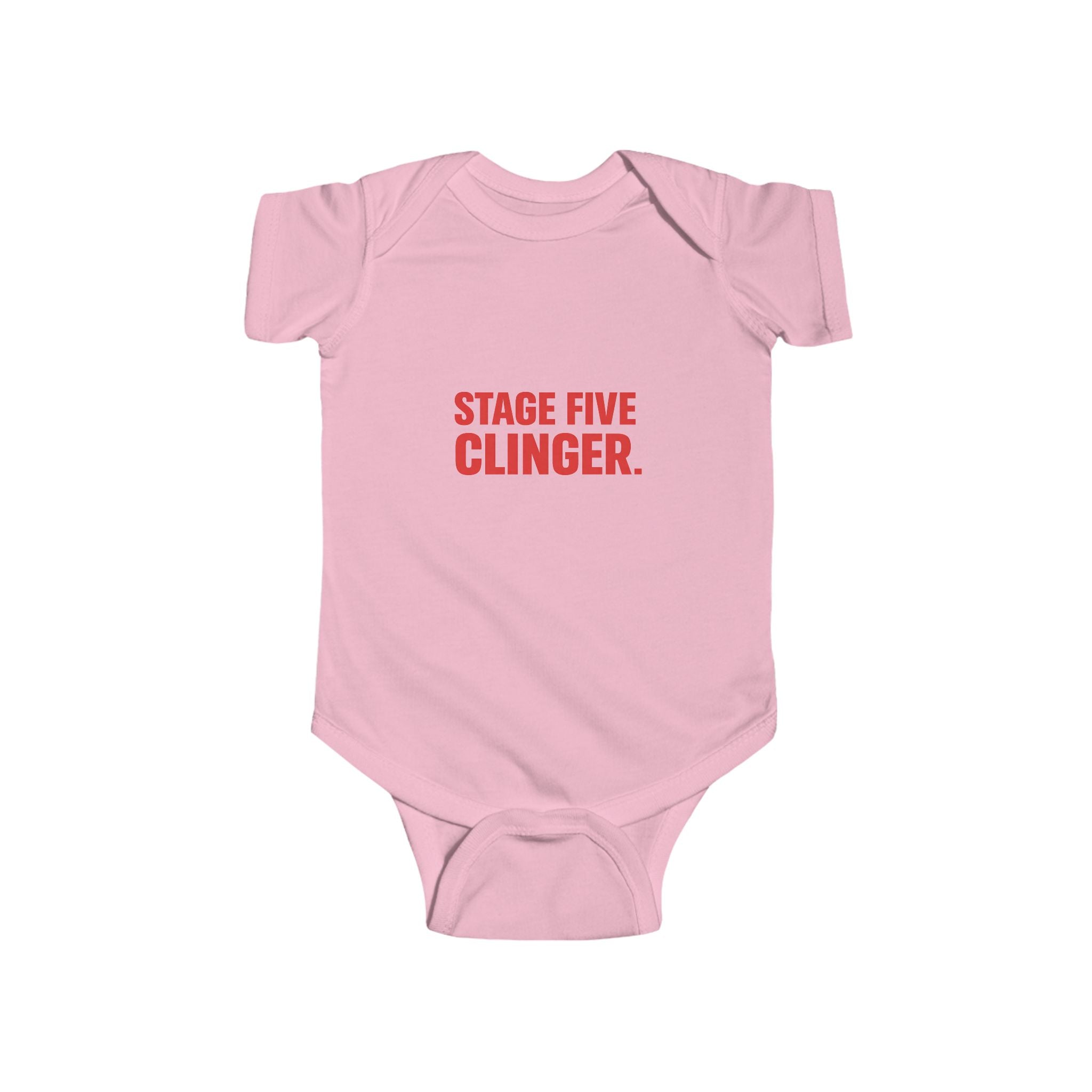 Stage 5 Clinger Baby Onesie | Funny Millennial Infant Bodysuit | New Parent Gift