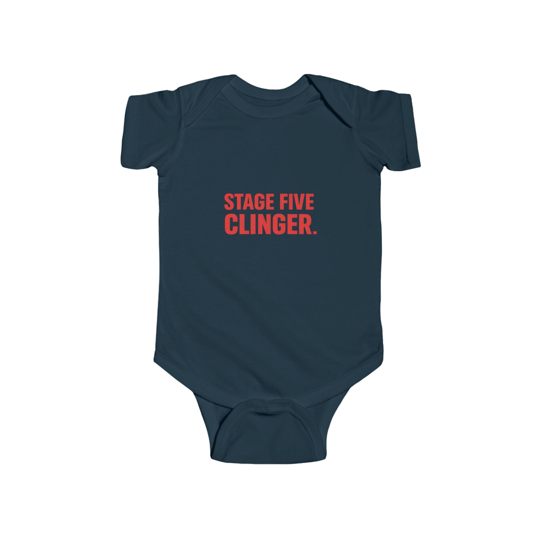 Stage 5 Clinger Baby Onesie | Funny Millennial Infant Bodysuit | New Parent Gift