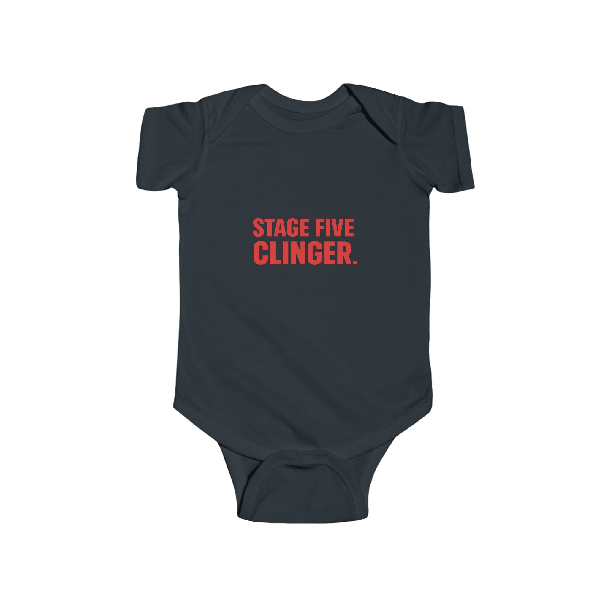 Stage 5 Clinger Baby Onesie | Funny Millennial Infant Bodysuit | New Parent Gift