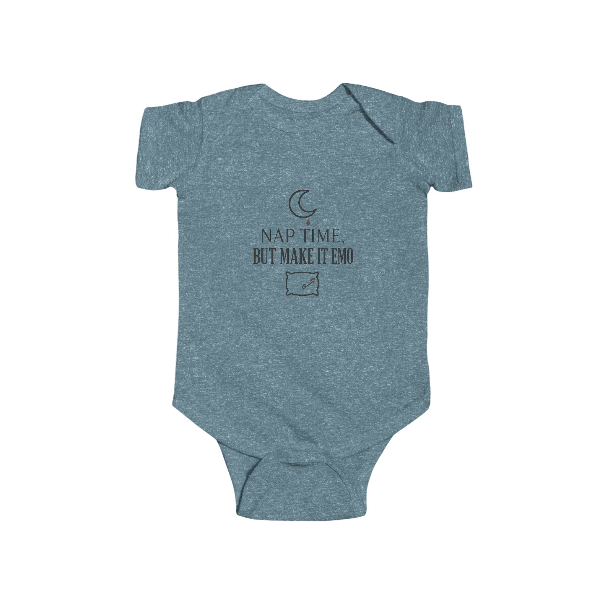 Nap Time but Make It Emo Baby Onesie | Funny Scene Kid Infant Bodysuit | Millennial Parent Gift