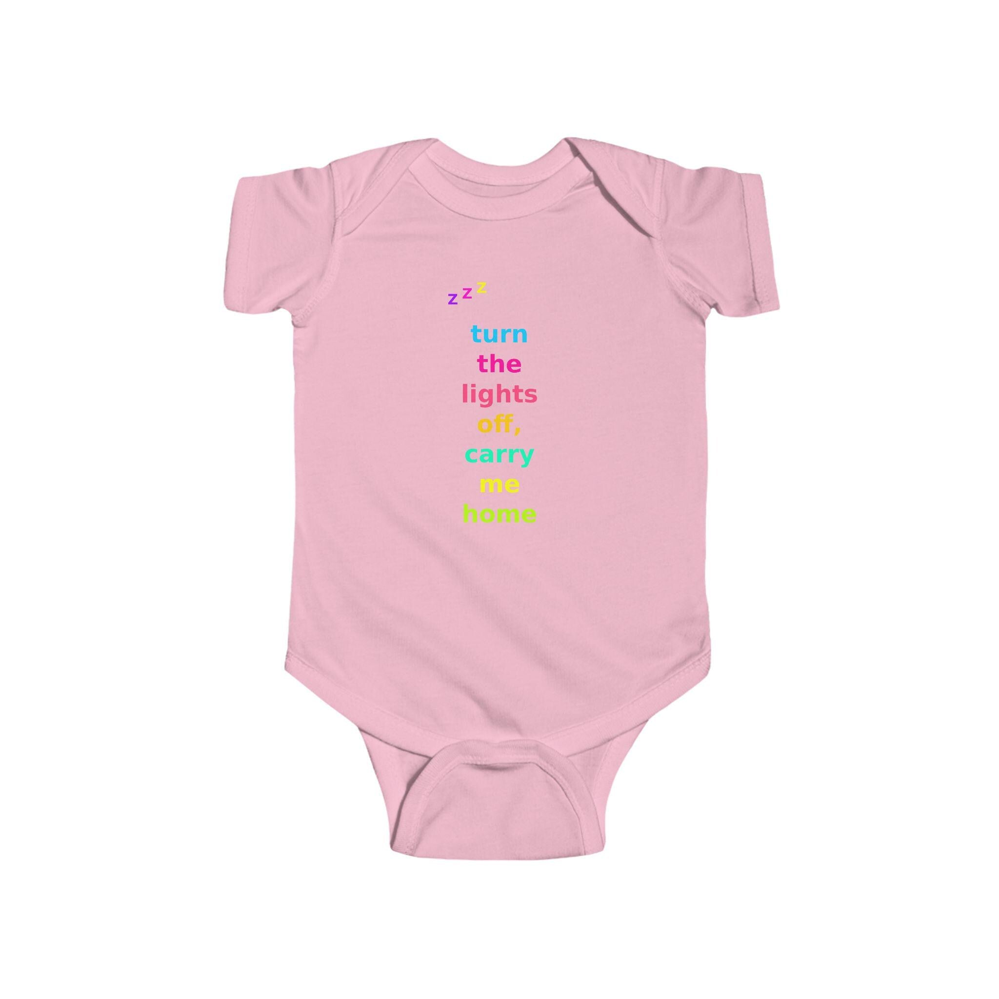 Turn Lights Off Carry Me Home Baby Onesie | Emo Pop Punk Infant Bodysuit