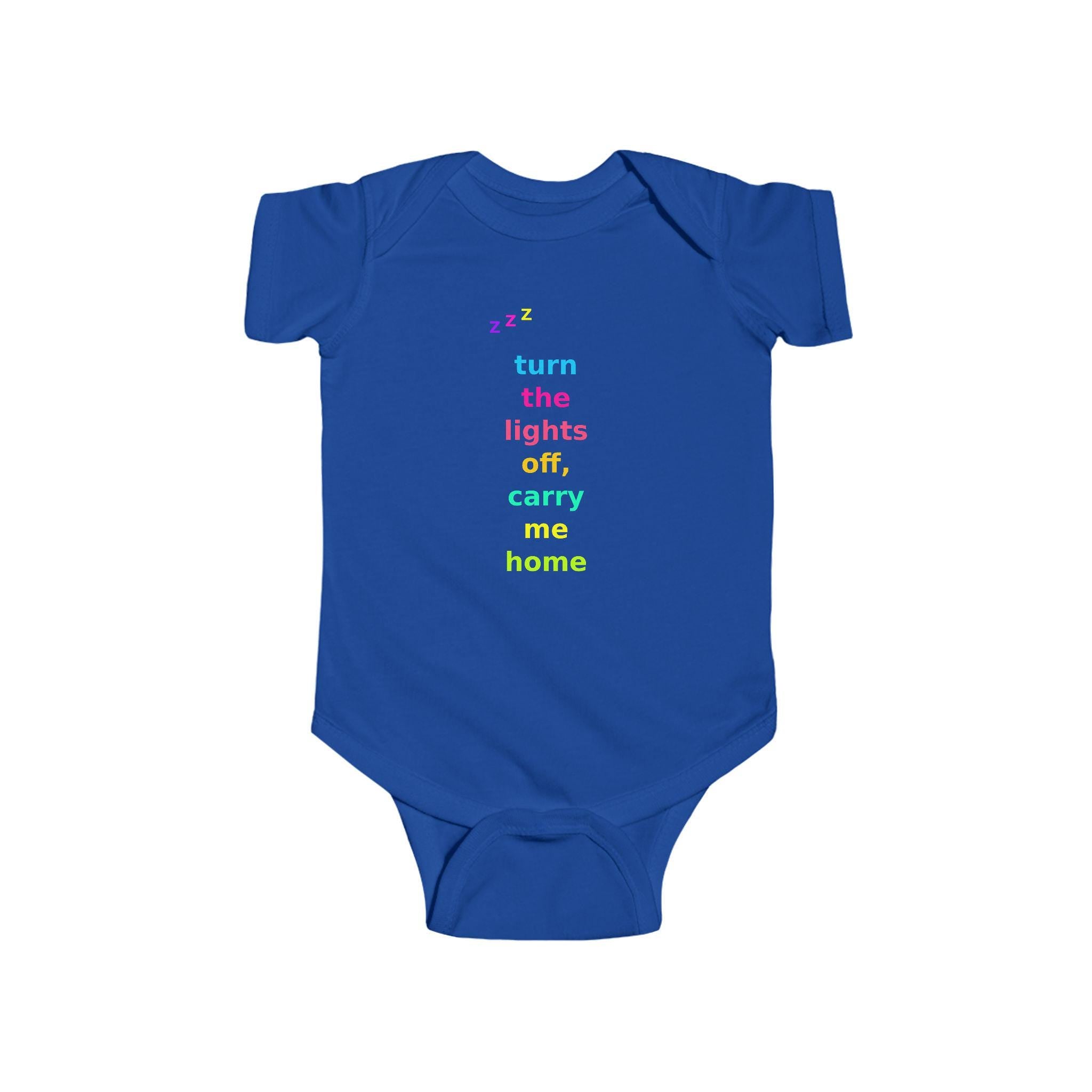 Turn Lights Off Carry Me Home Baby Onesie | Emo Pop Punk Infant Bodysuit