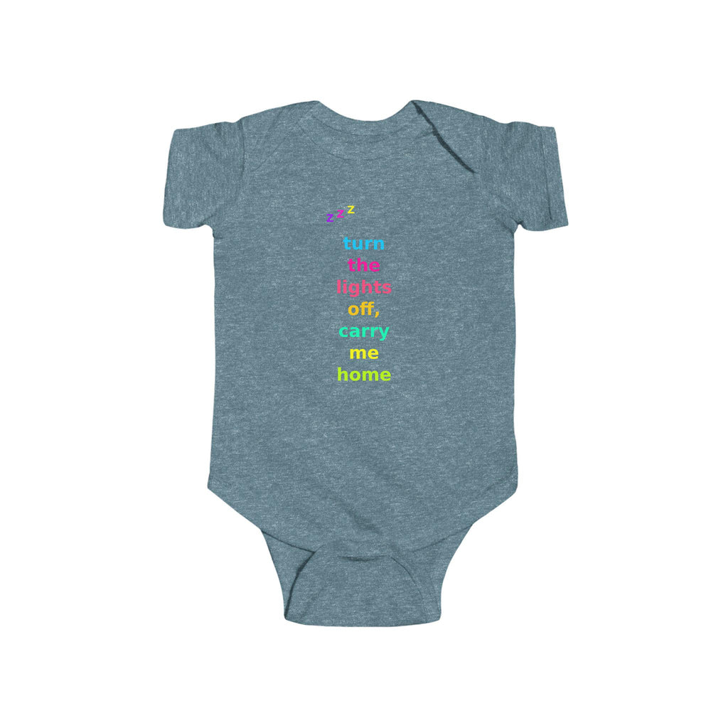 Turn Lights Off Carry Me Home Baby Onesie | Emo Pop Punk Infant Bodysuit