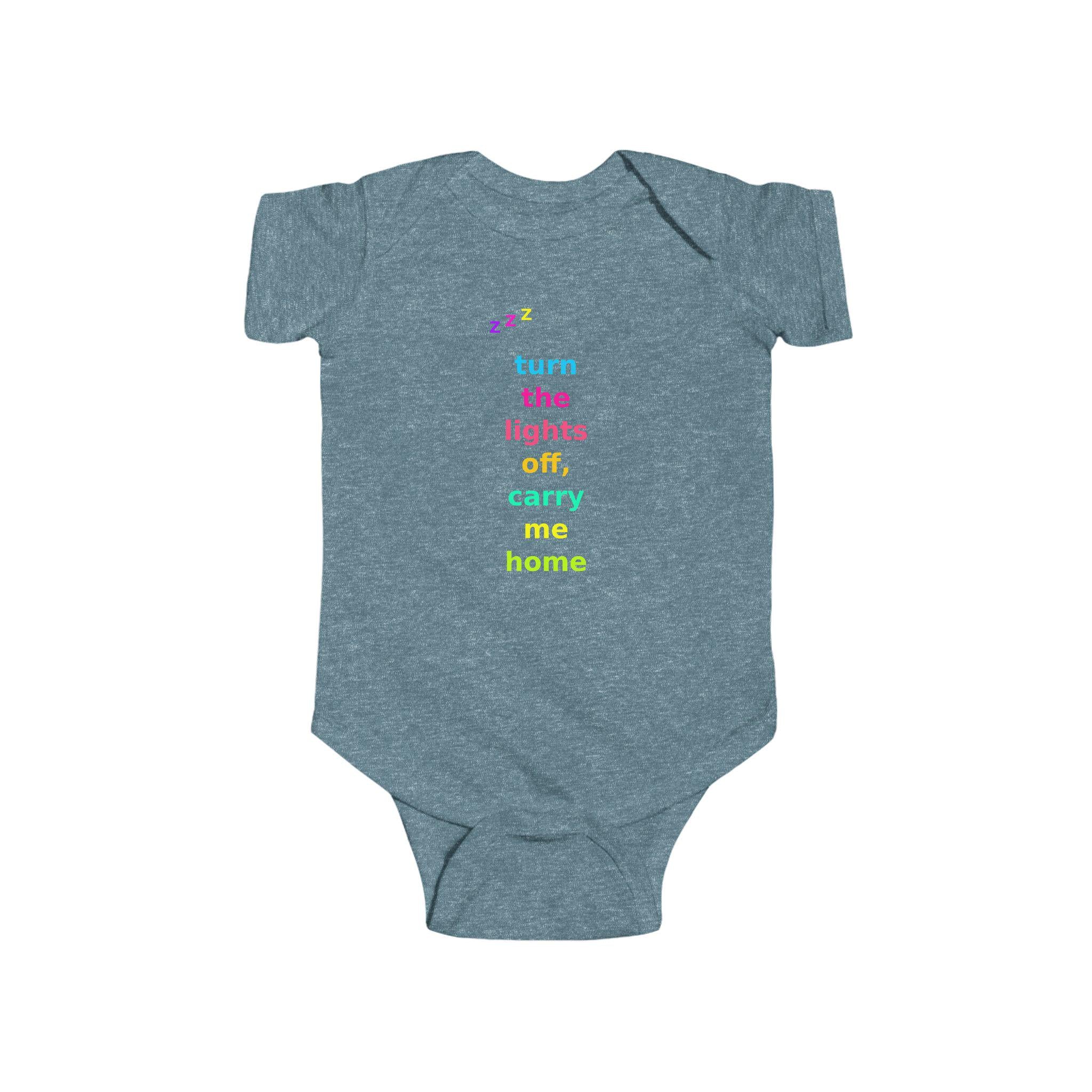 Turn Lights Off Carry Me Home Baby Onesie | Emo Pop Punk Infant Bodysuit