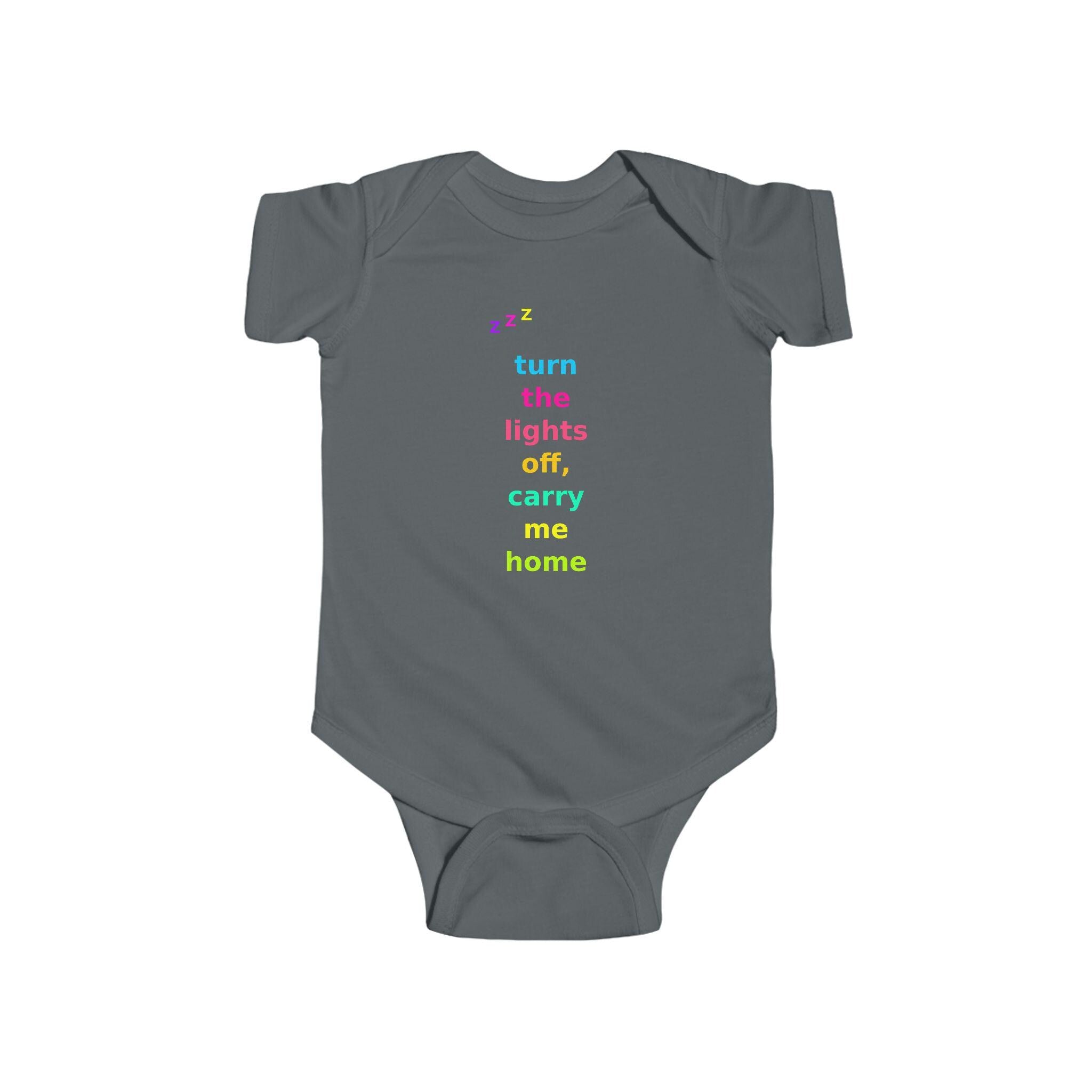 Turn Lights Off Carry Me Home Baby Onesie | Emo Pop Punk Infant Bodysuit