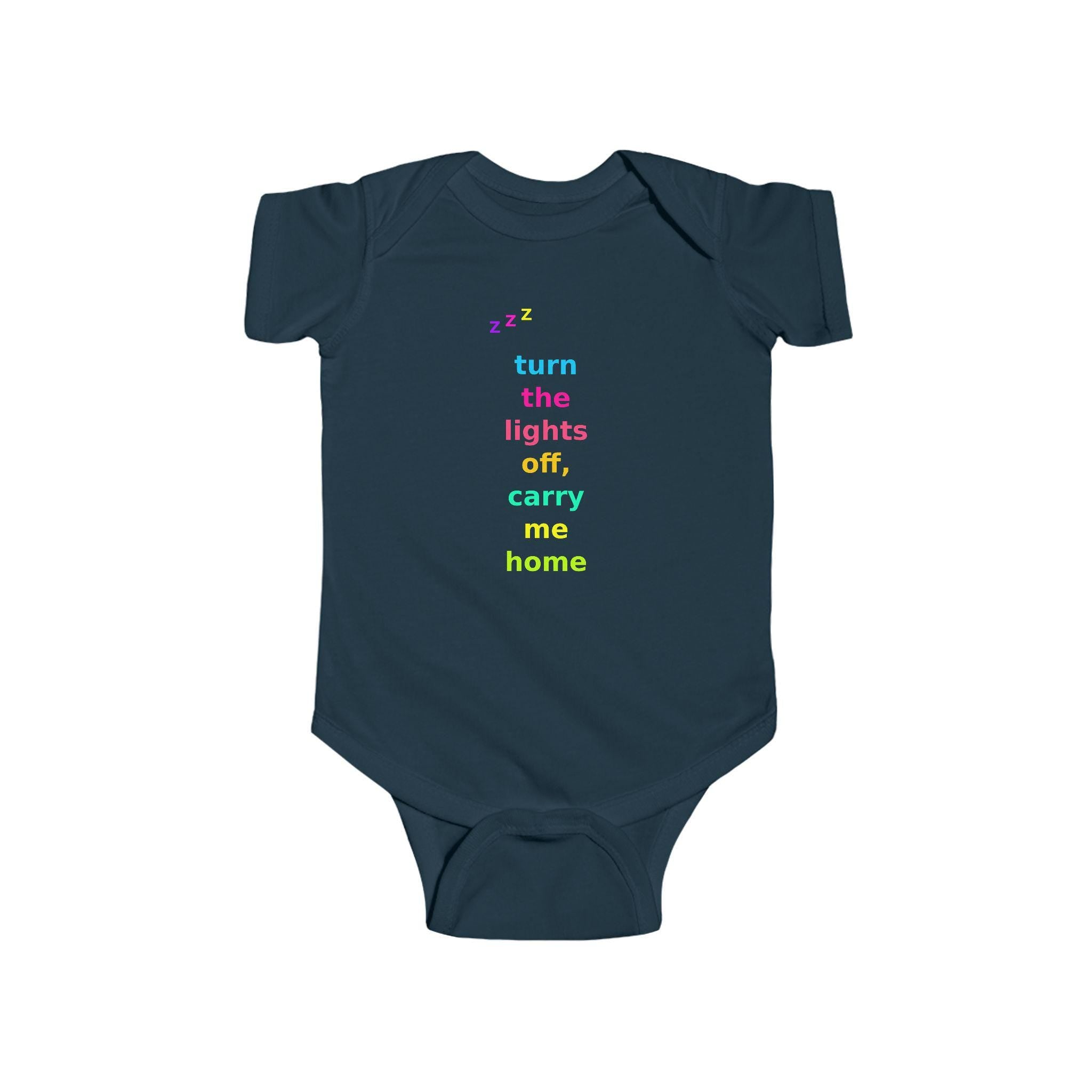 Turn Lights Off Carry Me Home Baby Onesie | Emo Pop Punk Infant Bodysuit
