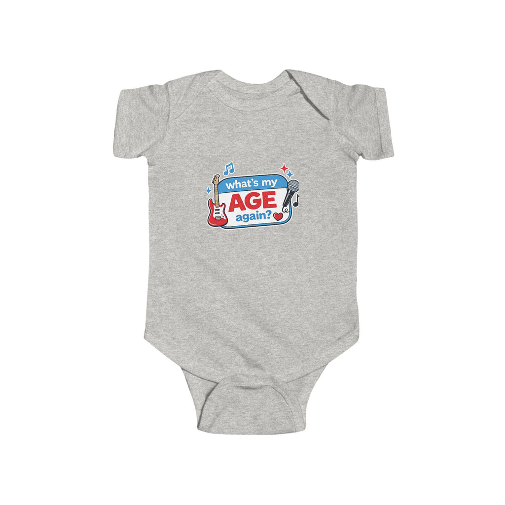 Whats My Age Again baby bodysuit | Emo Pop Punk Infant Bodysuit