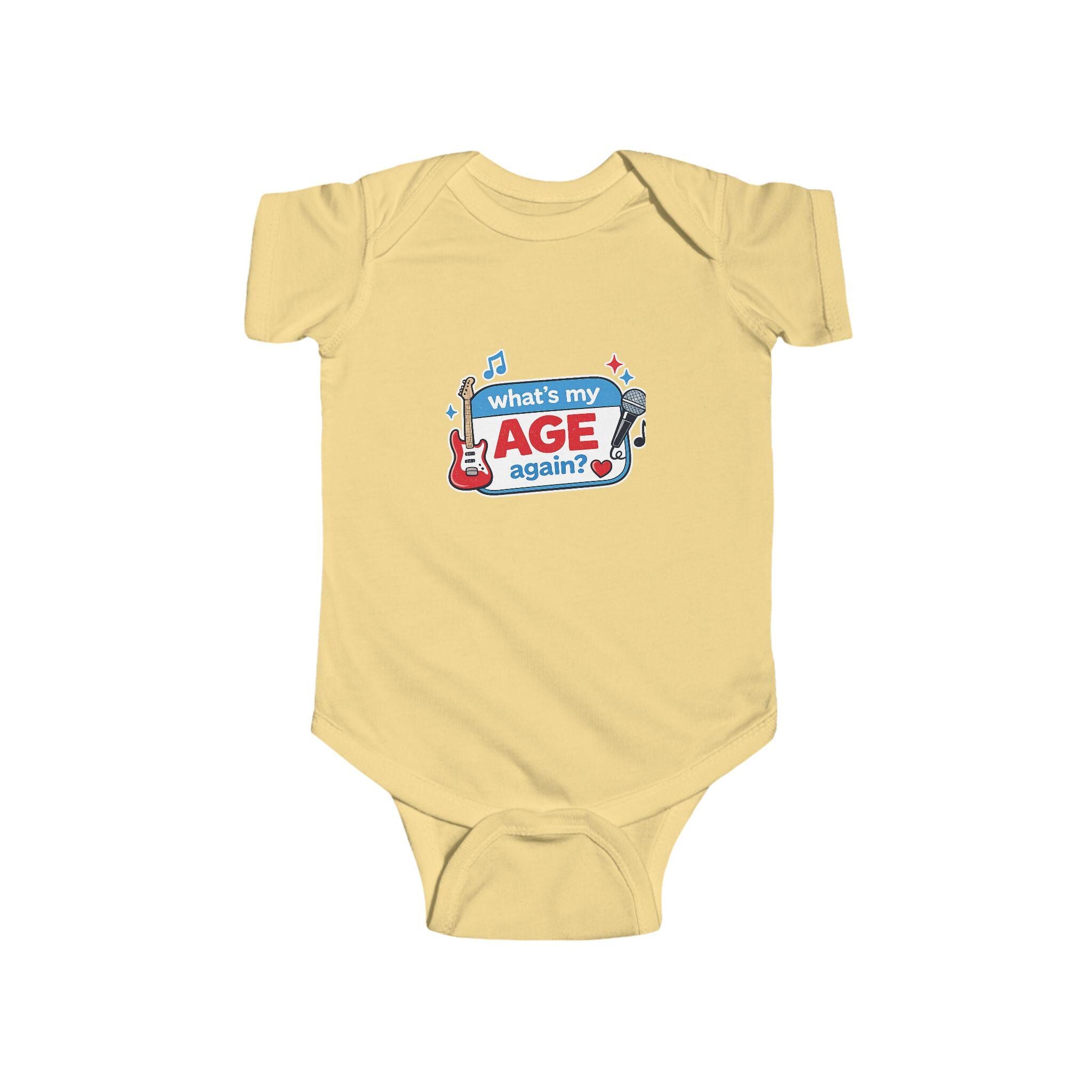 Whats My Age Again baby bodysuit | Emo Pop Punk Infant Bodysuit