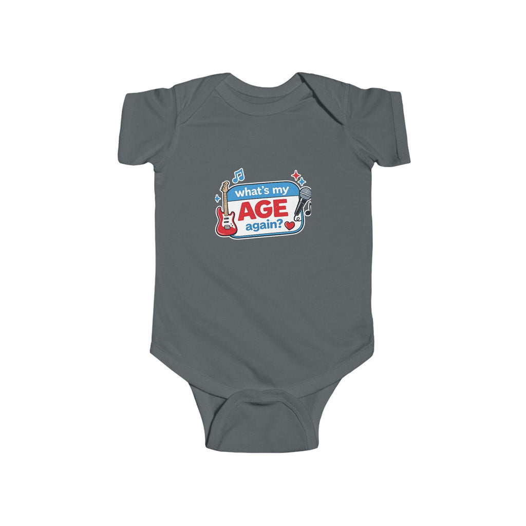 Whats My Age Again baby bodysuit | Emo Pop Punk Infant Bodysuit