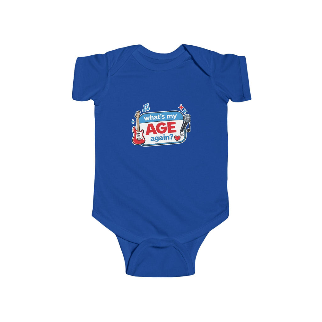 Whats My Age Again baby bodysuit | Emo Pop Punk Infant Bodysuit