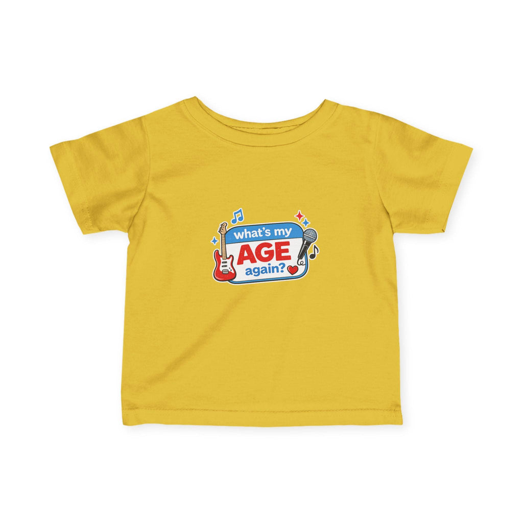 Pop Punk Toddler Tee | "What's My Age Again?" Band Shirt, Emo Music Apparel