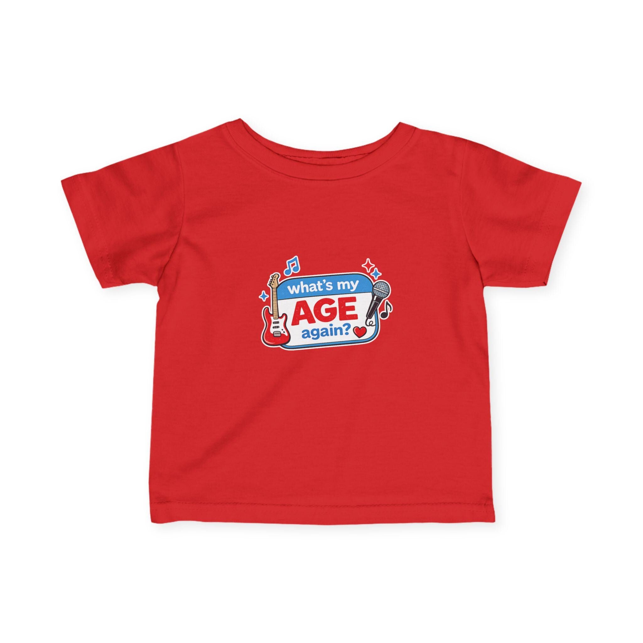 Pop Punk Toddler Tee | "What's My Age Again?" Band Shirt, Emo Music Apparel