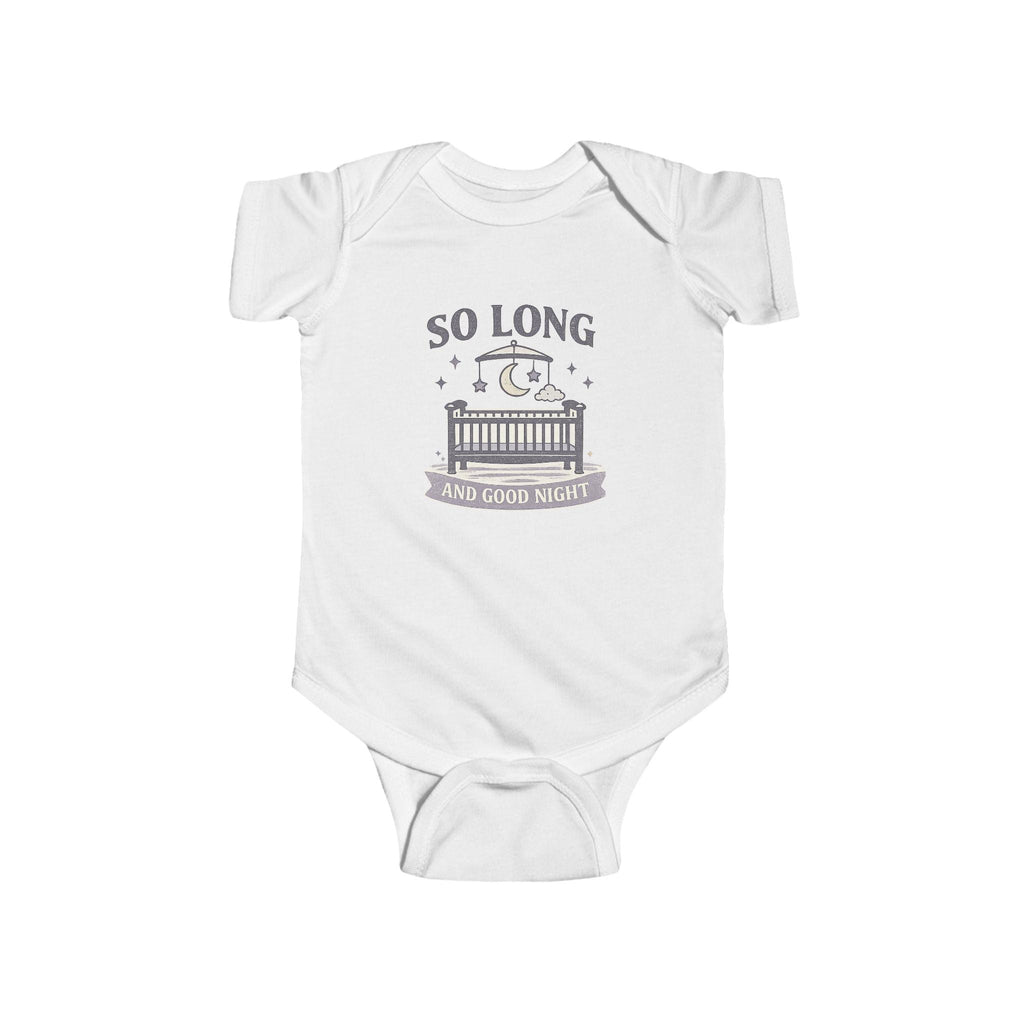 Pop Punk Baby Bodysuit | So Long and Good Night Emo Nursery Clothes