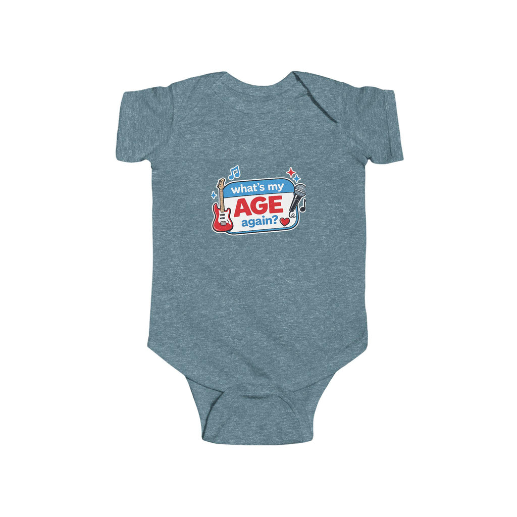 Whats My Age Again baby bodysuit | Emo Pop Punk Infant Bodysuit