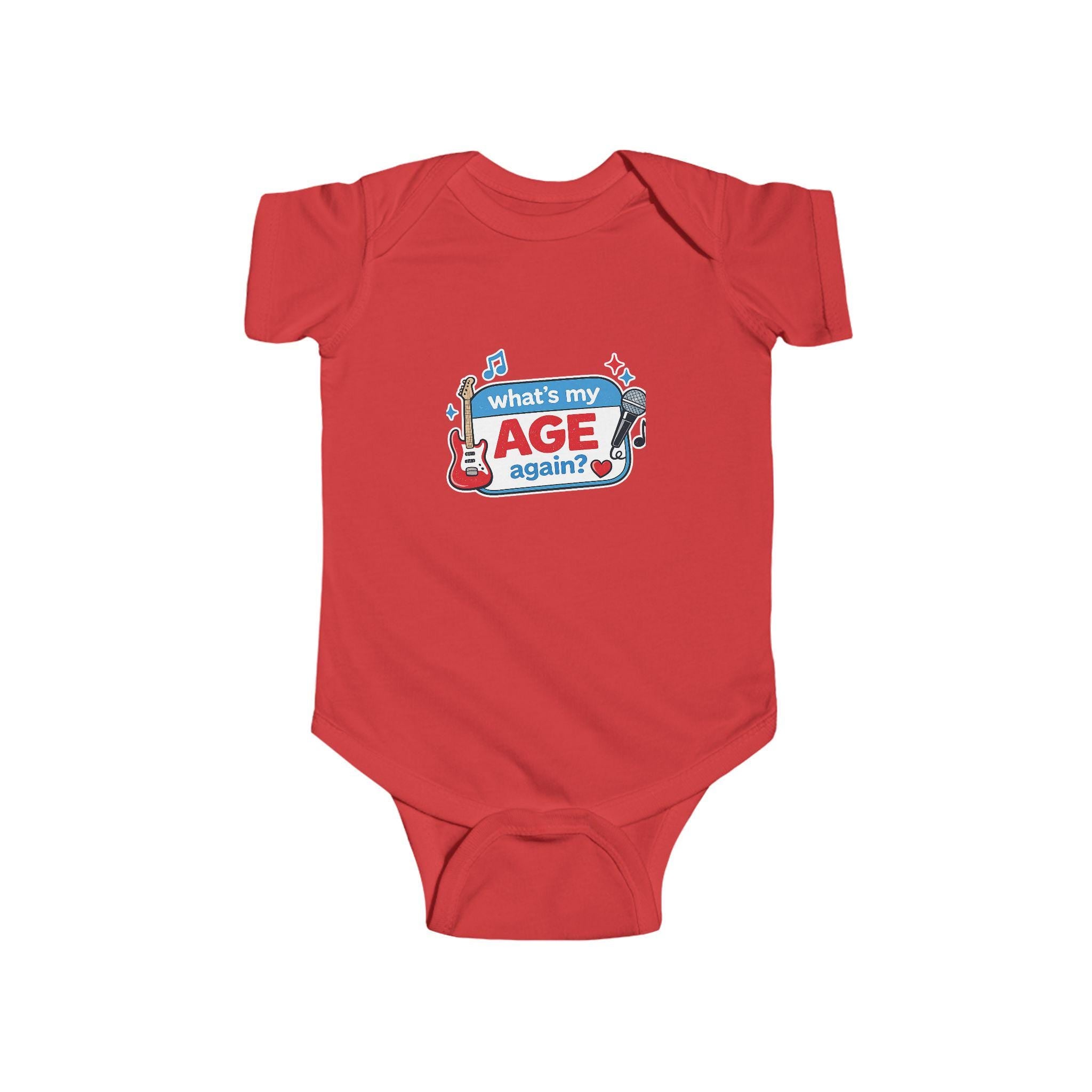 Whats My Age Again baby bodysuit | Emo Pop Punk Infant Bodysuit