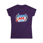 What's My Age Again? Tee | Guitar Microphone Music Lyrics Shirt