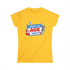 What's My Age Again? Tee | Guitar Microphone Music Lyrics Shirt