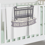 So Long and Good Night Baby Swaddle Blanket | Crib Mobile Moon Stars